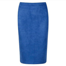 Load image into Gallery viewer, Neophil 2020 Summer Women Suede Midi Pencil Skirt High Waist Gray Pink XXL Sexy Style Stretch Wrap Ladies Office Work Saia S1009 - UK Fashion Market