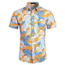 Load image into Gallery viewer, Hawaiian Shirts Mens Tropical Pink Floral Beach Shirt Summer Short Sleeve Vacation Clothing Casual Hawaii Shirt Men USA Size XXL - UK Fashion Market