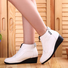 Load image into Gallery viewer, Winter Boots Women 2019 Women Snow Boots Wedge Heels Winter Shoes Women Warm Fur Casual Shoes Zip Women's Shoes Botas Mujer - UK Fashion Market