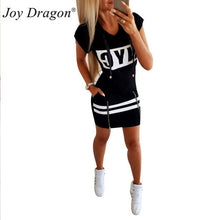 Load image into Gallery viewer, Women Dresses Summer 2020 Vetement Femme Vestidos Casuales Vestido Mujer Sukienka Mini Hooded Robe Ete Moda Feminina Club Wear - UK Fashion Market