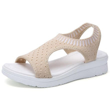 Load image into Gallery viewer, Women Sandals 2019 New Female Shoes Woman Summer Wedge Comfortable Sandals Ladies Slip-on Flat Sandals Women Sandalias - UK Fashion Market