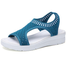 Load image into Gallery viewer, Women Sandals 2019 New Female Shoes Woman Summer Wedge Comfortable Sandals Ladies Slip-on Flat Sandals Women Sandalias - UK Fashion Market