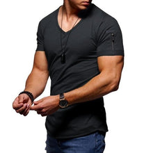 Load image into Gallery viewer, 2020 new men's V-neck T-shirt - UK Fashion Market