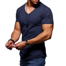 Load image into Gallery viewer, 2020 new men's V-neck T-shirt - UK Fashion Market