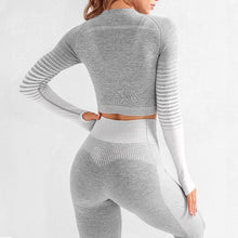 Load image into Gallery viewer, Leggings and Crop Top Set - UK Fashion Market