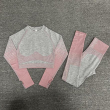 Load image into Gallery viewer, Leggings and Crop Top Set - UK Fashion Market