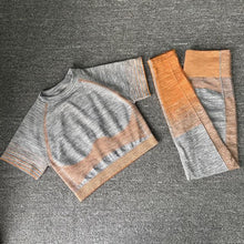 Load image into Gallery viewer, Leggings and Crop Top Set - UK Fashion Market
