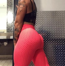 Load image into Gallery viewer, Maryigean Calf Length Anti-Cellulite Leggings Women Scrunch Back pant Push Up Black Sport Leggings Fitness High Waist Workout - UK Fashion Market