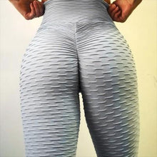 Load image into Gallery viewer, Maryigean Calf Length Anti-Cellulite Leggings Women Scrunch Back pant Push Up Black Sport Leggings Fitness High Waist Workout - UK Fashion Market