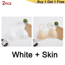 Load image into Gallery viewer, GUMPRUN Seamless Soft Bras for Women Thin Strap Wireless Push Up Bra Backless Comfort Underwear Bralette Sexy Lingerie - UK Fashion Market