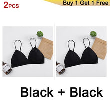 Load image into Gallery viewer, GUMPRUN Seamless Soft Bras for Women Thin Strap Wireless Push Up Bra Backless Comfort Underwear Bralette Sexy Lingerie - UK Fashion Market