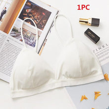 Load image into Gallery viewer, GUMPRUN Seamless Soft Bras for Women Thin Strap Wireless Push Up Bra Backless Comfort Underwear Bralette Sexy Lingerie - UK Fashion Market