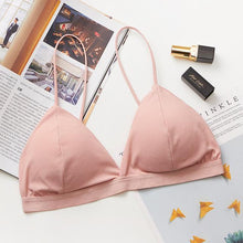 Load image into Gallery viewer, GUMPRUN Seamless Soft Bras for Women Thin Strap Wireless Push Up Bra Backless Comfort Underwear Bralette Sexy Lingerie - UK Fashion Market