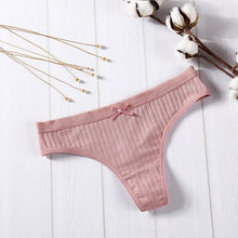Load image into Gallery viewer, Sexy Lingerie Women's Cotton G-String Thong Panties String Underwear Women Briefs Pants Intimate Ladies Low-Rise Dropshipping - UK Fashion Market