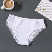 Load image into Gallery viewer, New Sexy Lace Panties For Women Girls Underwear Cotton Panty 2019 Soild Elasticity Comfortable Low-Rise Lingerie Panties M L XL - UK Fashion Market