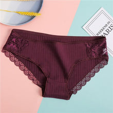 Load image into Gallery viewer, New Sexy Lace Panties For Women Girls Underwear Cotton Panty 2019 Soild Elasticity Comfortable Low-Rise Lingerie Panties M L XL - UK Fashion Market