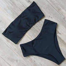 Load image into Gallery viewer, RUUHEE Bandage Bikini Swimwear Women Swimsuit High Waist Bikini Set 2019 Bathing Suit Push Up Maillot De Bain Femme Beachwear - UK Fashion Market