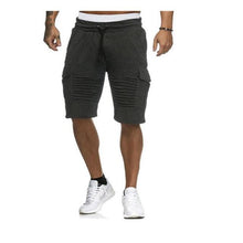Load image into Gallery viewer, Summer Shorts Men Casual Shorts Trunks Fitness Workout Beach Shorts Man Breathable Cotton Gym Short Trousers Stripe shorts - UK Fashion Market