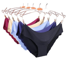 Load image into Gallery viewer, High Quality Women's Seamless Panties Solid Ultra-thin Panties Underwear Women's Sexy low-Rise Ruffles Briefs Lingerie 2018 New - UK Fashion Market