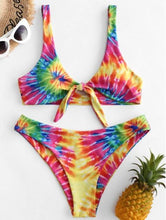 Load image into Gallery viewer, Sunflower Printed Bikini Set Sexy Swimwear Women 2020 Mujer Push Up Padded Biquini Bathers Bandage Bathing Suit Swimsuit Bikini - UK Fashion Market