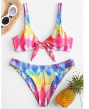 Load image into Gallery viewer, Sunflower Printed Bikini Set Sexy Swimwear Women 2020 Mujer Push Up Padded Biquini Bathers Bandage Bathing Suit Swimsuit Bikini - UK Fashion Market