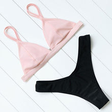 Load image into Gallery viewer, OMKAGI Brand Swimwear Women Swimsuit Sexy Push Up Micro Bikinis Set Swimming Bathing Suit Beachwear Summer Brazilian Bikini 2019 - UK Fashion Market