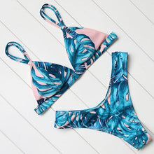 Load image into Gallery viewer, OMKAGI Brand Swimwear Women Swimsuit Sexy Push Up Micro Bikinis Set Swimming Bathing Suit Beachwear Summer Brazilian Bikini 2019 - UK Fashion Market