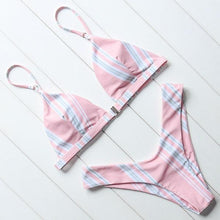Load image into Gallery viewer, OMKAGI Brand Swimwear Women Swimsuit Sexy Push Up Micro Bikinis Set Swimming Bathing Suit Beachwear Summer Brazilian Bikini 2019 - UK Fashion Market