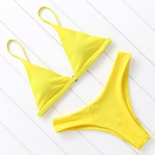 Load image into Gallery viewer, OMKAGI Brand Swimwear Women Swimsuit Sexy Push Up Micro Bikinis Set Swimming Bathing Suit Beachwear Summer Brazilian Bikini 2019 - UK Fashion Market