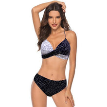 Load image into Gallery viewer, TYAKKVE Sexy 2019 Bikini Set Swimwear Women Print Swimsuit Push Up Polka Dots Bikini Plus Size BathingSuit Beachwear Biquini 3XL - UK Fashion Market