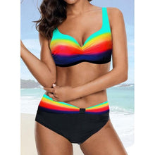 Load image into Gallery viewer, TYAKKVE Sexy 2019 Bikini Set Swimwear Women Print Swimsuit Push Up Polka Dots Bikini Plus Size BathingSuit Beachwear Biquini 3XL - UK Fashion Market