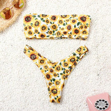 Load image into Gallery viewer, Bikinx Bandeau swimwear women push up swimsuit female Cactus Print micro bikini 2020 sexy bathing suit beach bathers Biquini new - UK Fashion Market