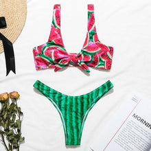 Load image into Gallery viewer, Bikinx Bandeau swimwear women push up swimsuit female Cactus Print micro bikini 2020 sexy bathing suit beach bathers Biquini new - UK Fashion Market