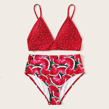 Load image into Gallery viewer, Bikinx Bandeau swimwear women push up swimsuit female Cactus Print micro bikini 2020 sexy bathing suit beach bathers Biquini new - UK Fashion Market