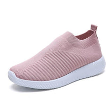 Load image into Gallery viewer, Women shoes 2020 new knitted slip on flat shoes woman tenis feminino casual mesh walking footwear sneakers women vulcanize shoes - UK Fashion Market