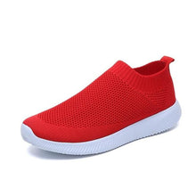 Load image into Gallery viewer, Women shoes 2020 new knitted slip on flat shoes woman tenis feminino casual mesh walking footwear sneakers women vulcanize shoes - UK Fashion Market