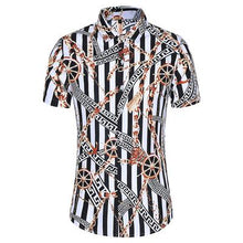 Load image into Gallery viewer, Casuals Shirt Men Summer New Arrival Personality Printed Short Sleeve Shirts Mens Fashion Big Size Business Office Shirt 6XL 7XL - UK Fashion Market