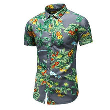 Load image into Gallery viewer, 5XL 6XL 7XL Shirt Men Summer New Fashion Personality Printed Short Sleeve Shirts Men 2020 Casual Plus Size Beach Hawaiian Shirt - UK Fashion Market