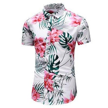 Load image into Gallery viewer, Summer New Arrival Shirts Men 2020 Fashion Print Short Sleeve Hawaiian Shirt Male Casual Flower Slim Fit Beach Shirts Plus M-7XL - UK Fashion Market