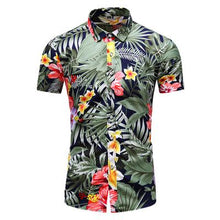 Load image into Gallery viewer, Summer New Arrival Shirts Men 2020 Fashion Print Short Sleeve Hawaiian Shirt Male Casual Flower Slim Fit Beach Shirts Plus M-7XL - UK Fashion Market
