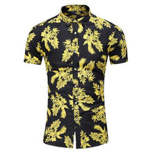 Load image into Gallery viewer, Summer New Arrival Shirts Men 2020 Fashion Print Short Sleeve Hawaiian Shirt Male Casual Flower Slim Fit Beach Shirts Plus M-7XL - UK Fashion Market