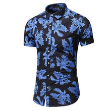 Load image into Gallery viewer, Summer New Arrival Shirts Men 2020 Fashion Print Short Sleeve Hawaiian Shirt Male Casual Flower Slim Fit Beach Shirts Plus M-7XL - UK Fashion Market