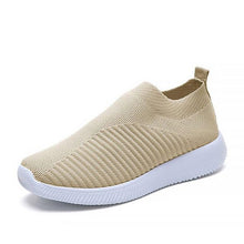 Load image into Gallery viewer, Women shoes 2020 new knitted slip on flat shoes woman tenis feminino casual mesh walking footwear sneakers women vulcanize shoes - UK Fashion Market