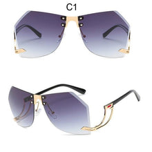 Load image into Gallery viewer, 2020 New Irregular Rimless Sunglasses Women Brand Designer Alloy Frame Oversize Gradient Sun Glasses Fashion Female Clear Shades - UK Fashion Market