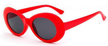 Load image into Gallery viewer, 2019 goggle Kurt Cobain glasses oval sunglasses ladies trendy 2018 hot Vintage retro sunglasses Women's white black eyewear UV - UK Fashion Market