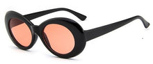 Load image into Gallery viewer, 2019 goggle Kurt Cobain glasses oval sunglasses ladies trendy 2018 hot Vintage retro sunglasses Women's white black eyewear UV - UK Fashion Market