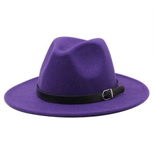 Load image into Gallery viewer, free shipping 2020 new Fashion men fedoras women's fashion jazz hat summer spring black woolen blend cap outdoor casual hat X XL - UK Fashion Market