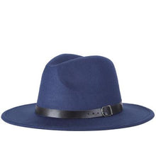 Load image into Gallery viewer, free shipping 2020 new Fashion men fedoras women's fashion jazz hat summer spring black woolen blend cap outdoor casual hat X XL - UK Fashion Market