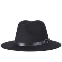 Load image into Gallery viewer, free shipping 2020 new Fashion men fedoras women's fashion jazz hat summer spring black woolen blend cap outdoor casual hat X XL - UK Fashion Market