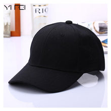Load image into Gallery viewer, Black Cap Solid Color Baseball Cap Snapback Caps Casquette Hats Fitted Casual Gorras Hip Hop Dad Hats For Men Women Unisex - UK Fashion Market